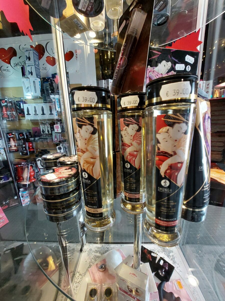 Sextoys, lubrifiants et huiles de massage